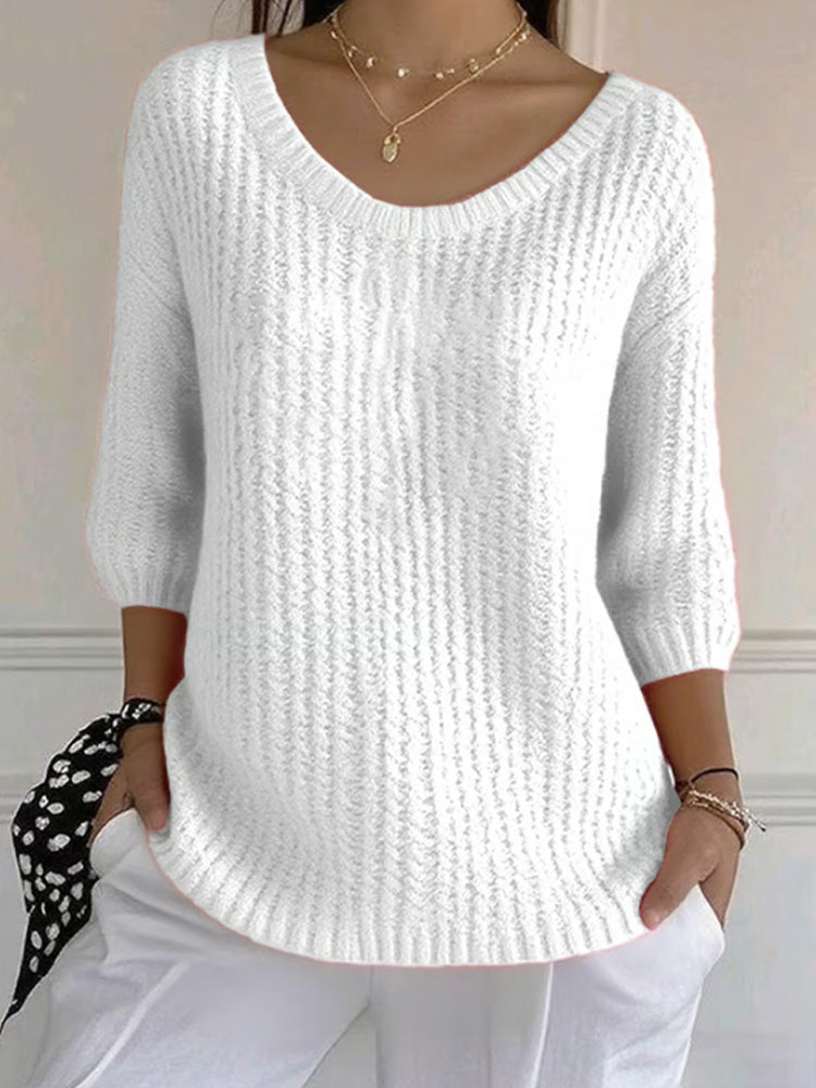 Warm Buttoned Sweater