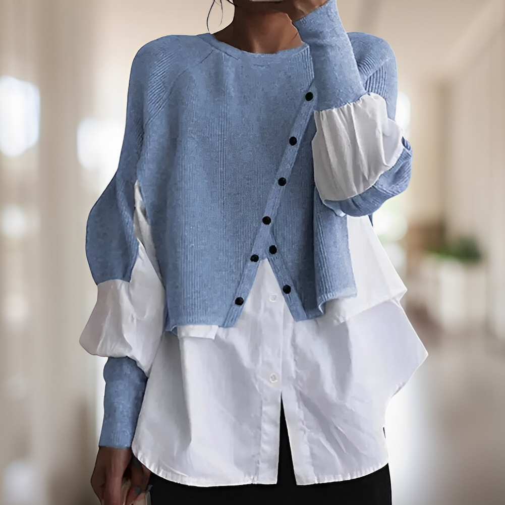 Everyday Buttoned Sweater