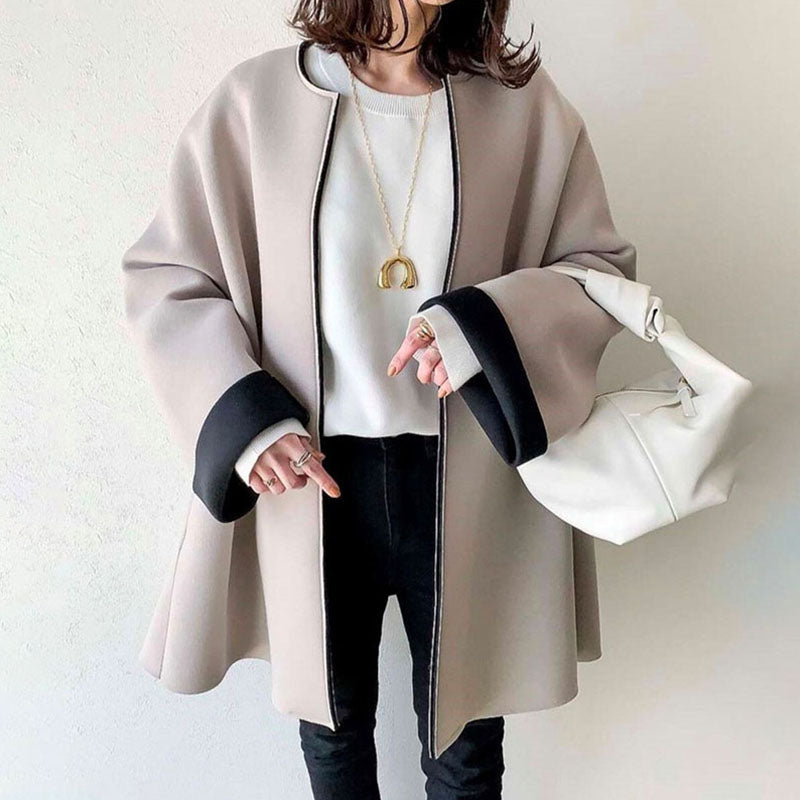 Cozy Double-Breasted Coat