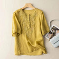 Garden Buttoned Blouse