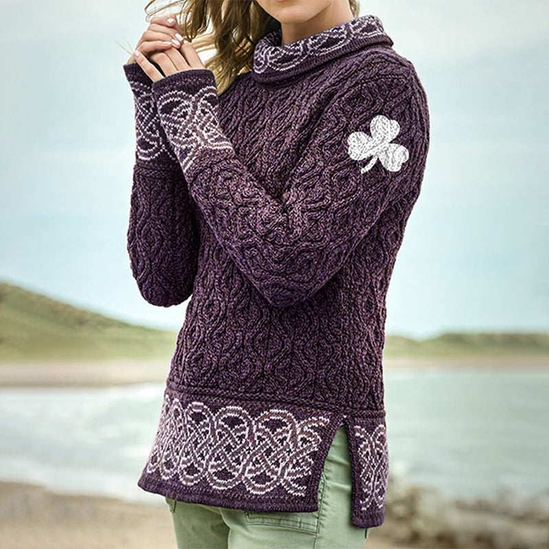 Textured V-Neck Sweater