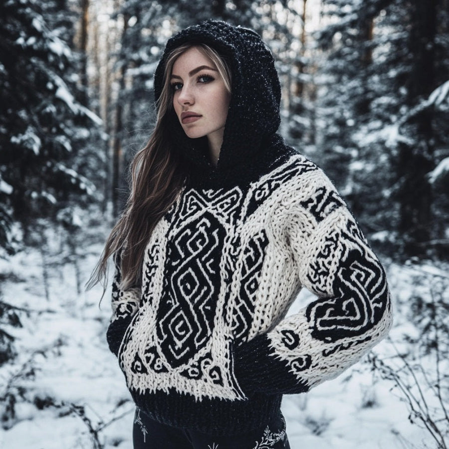 Textured V-Neck Sweater