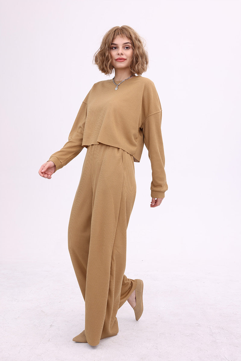 Relaxed Cropped Sweater