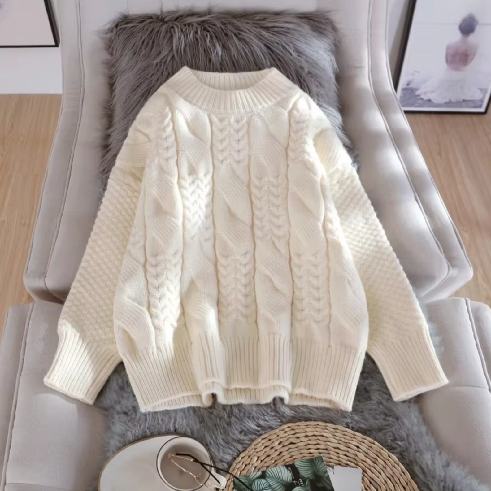 Easy Cable Sweater