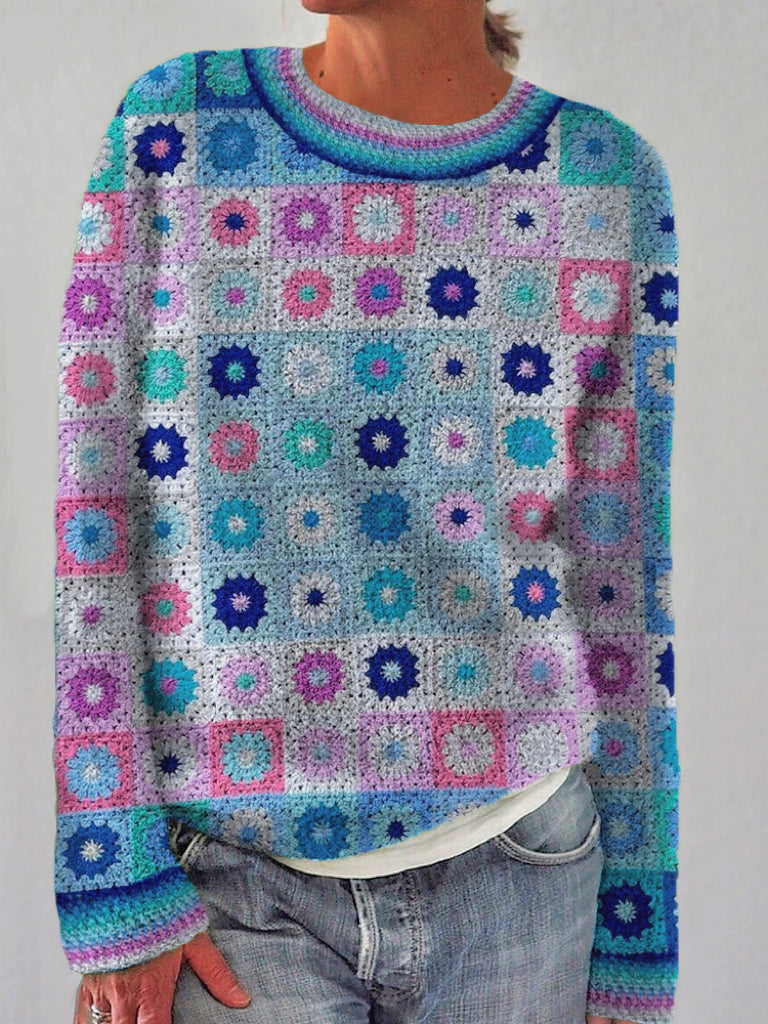 Casual Cropped Sweater