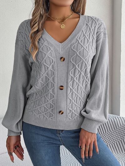 Relaxed Cropped Sweater