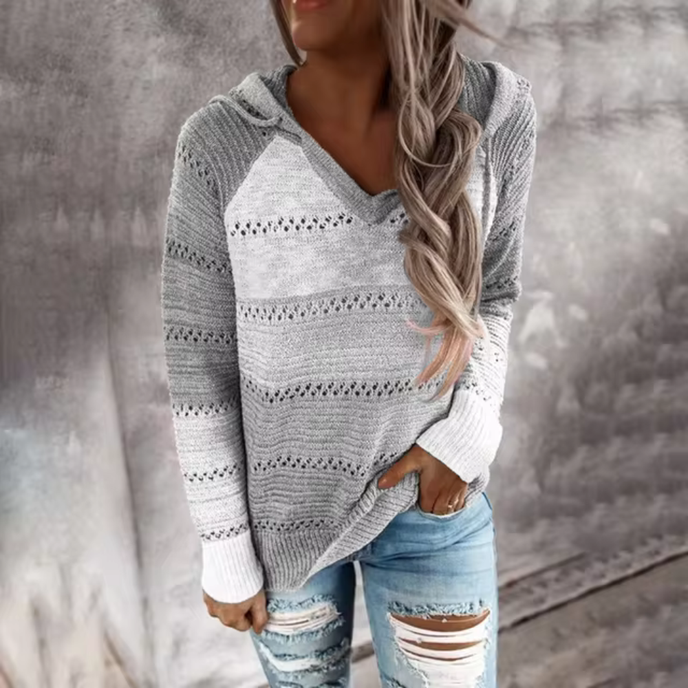 Relaxed V-Neck Sweater