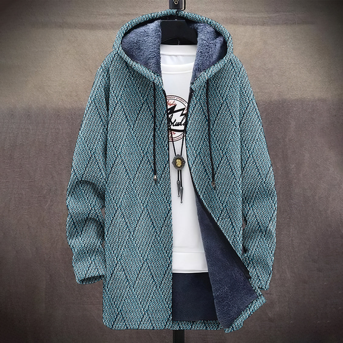 Relaxed Buttoned Coat
