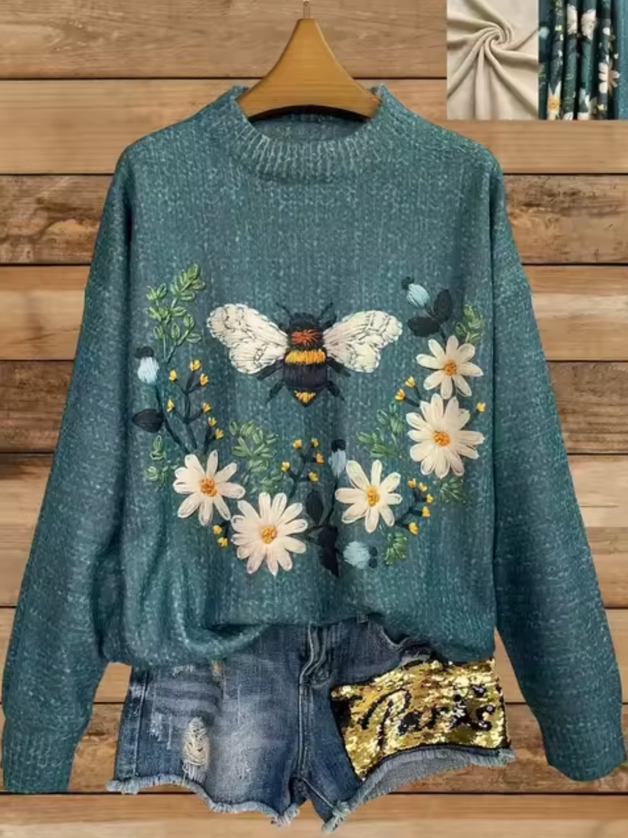 Casual Buttoned Sweater