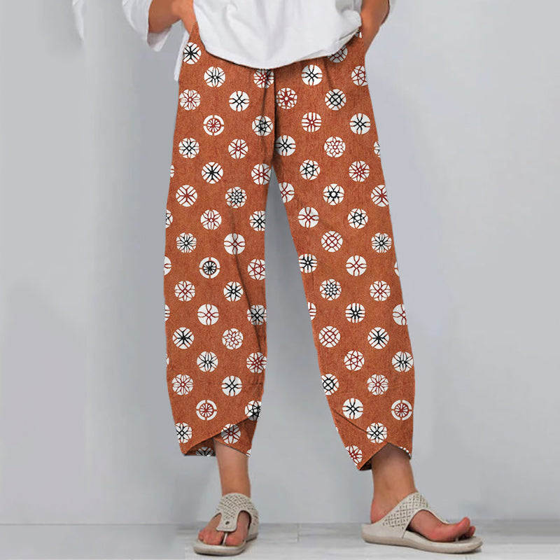 Stretch Straight-Leg Pants