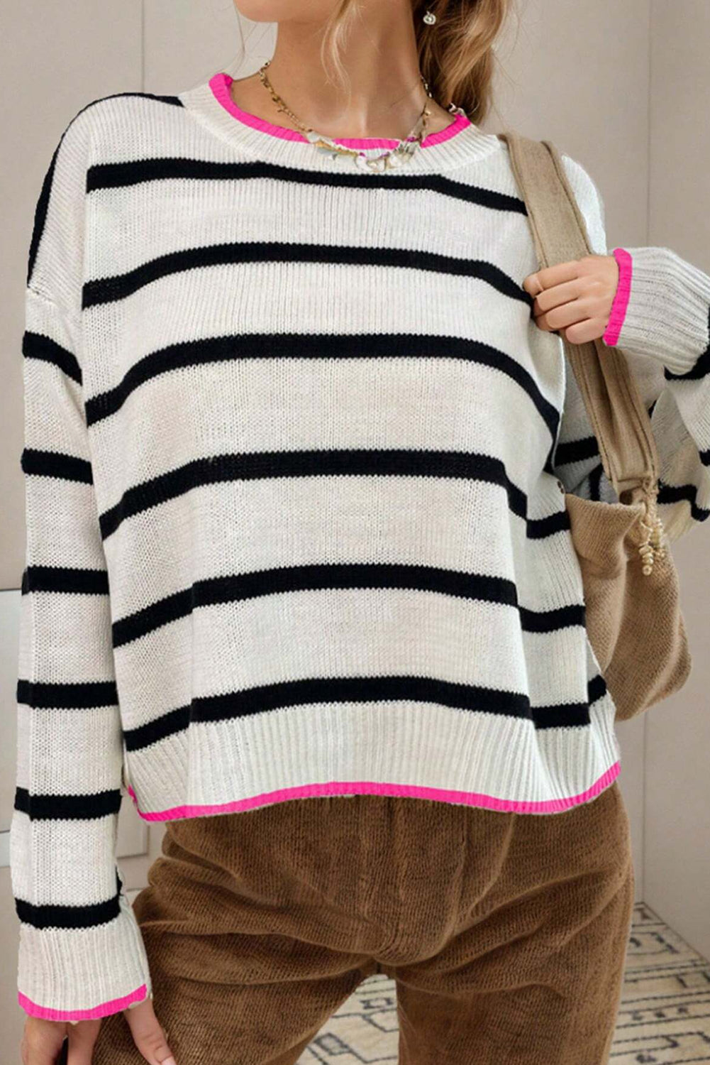 Relaxed Ribbed Sweater
