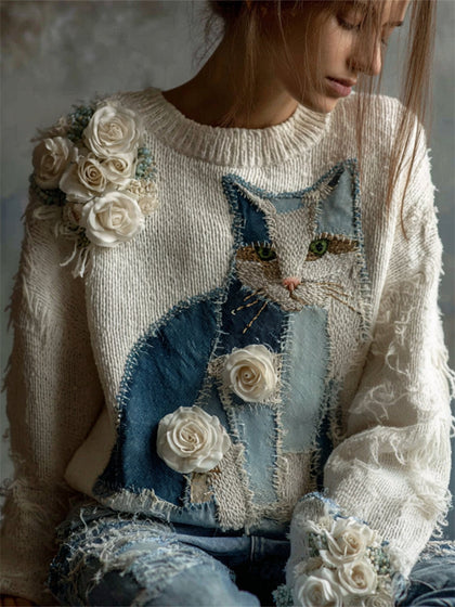 Classic Cropped Sweater