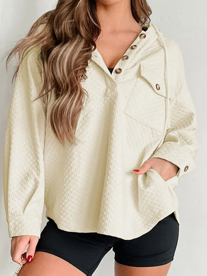 Casual Buttoned Sweater