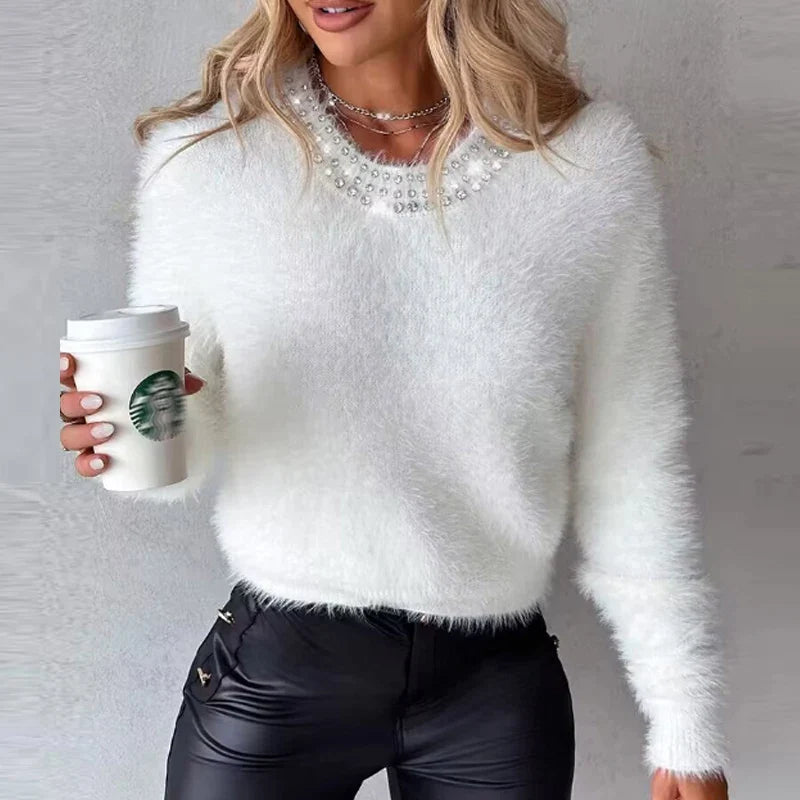 Relaxed Buttoned Sweater