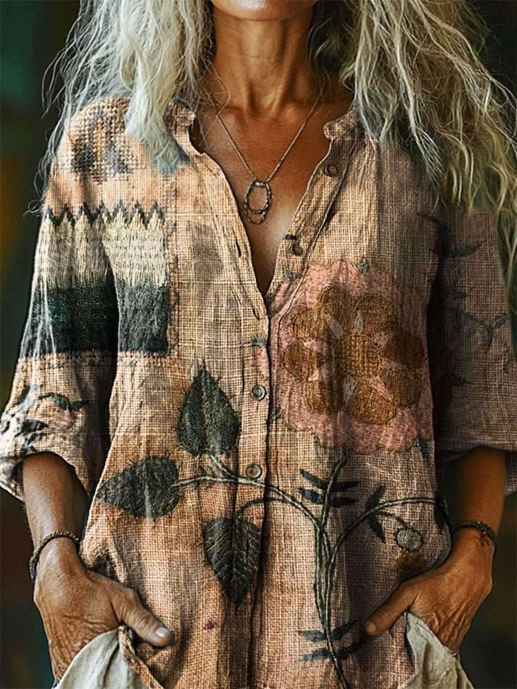 Relaxed Collared Shirt