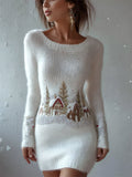 Textured Buttoned Sweater