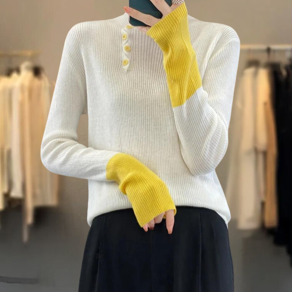 Weekend Buttoned Sweater