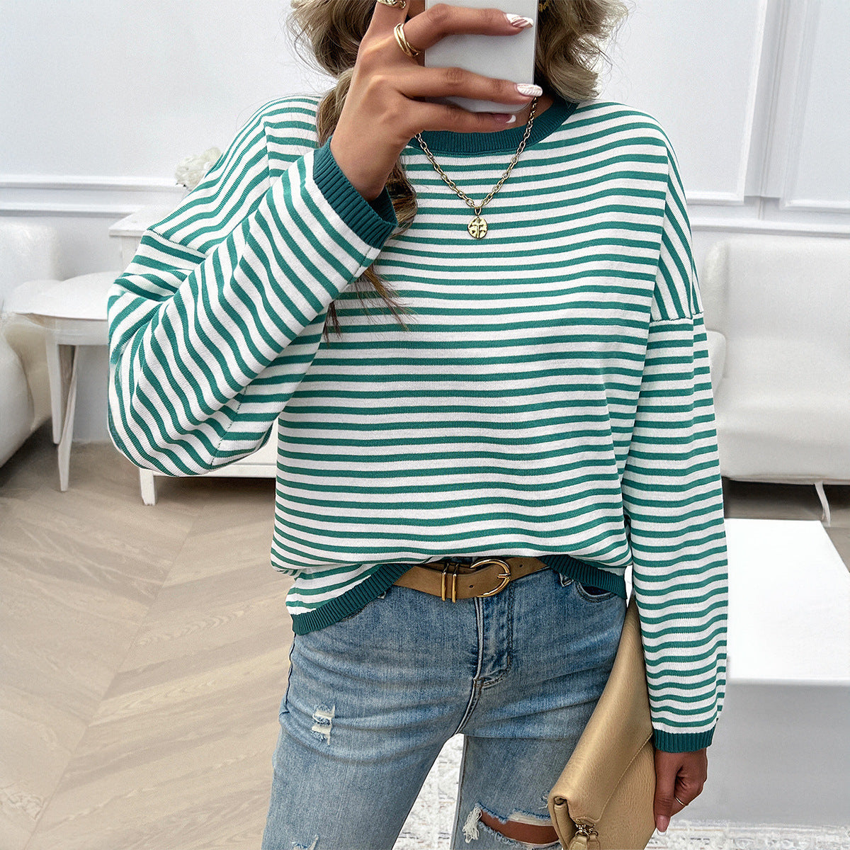 Weekend Buttoned Sweater