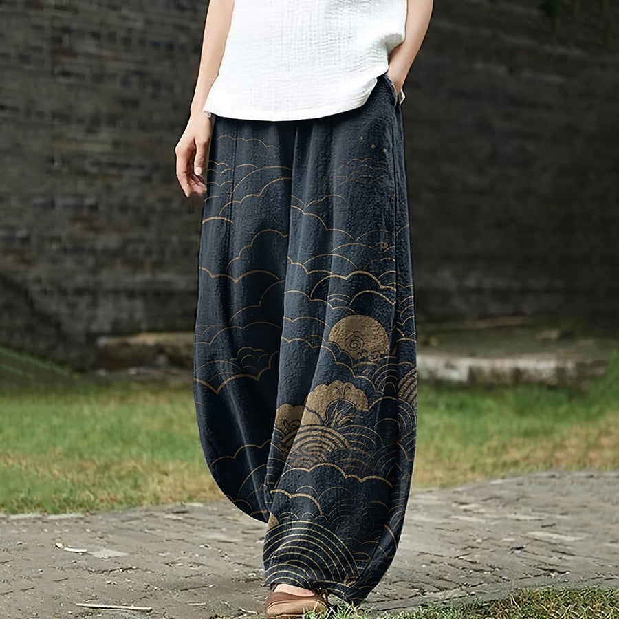 Modern High-Waist Pants