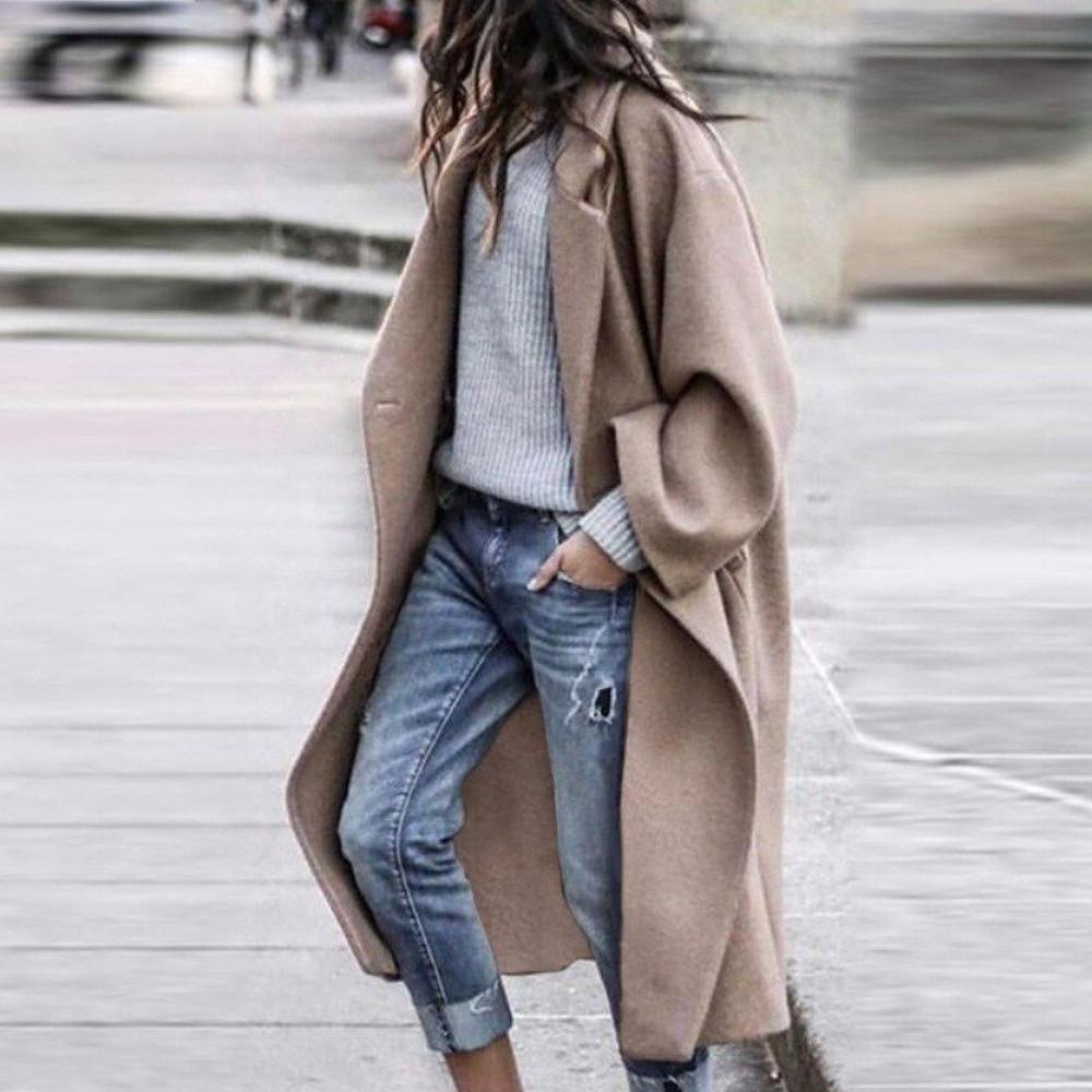 Cozy Double-Breasted Coat