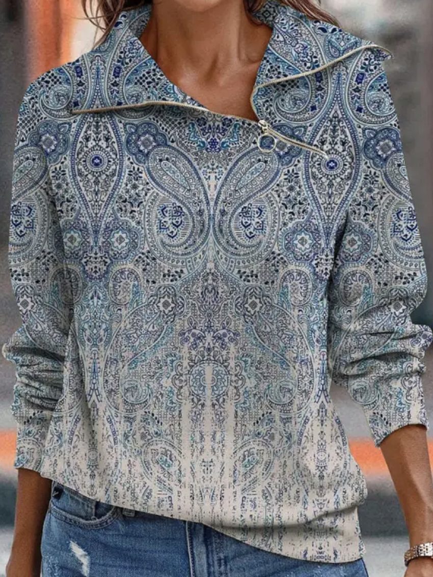 Textured Striped Sweater