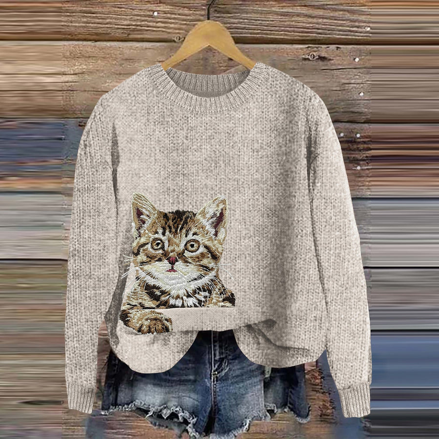 Textured Ribbed Sweater