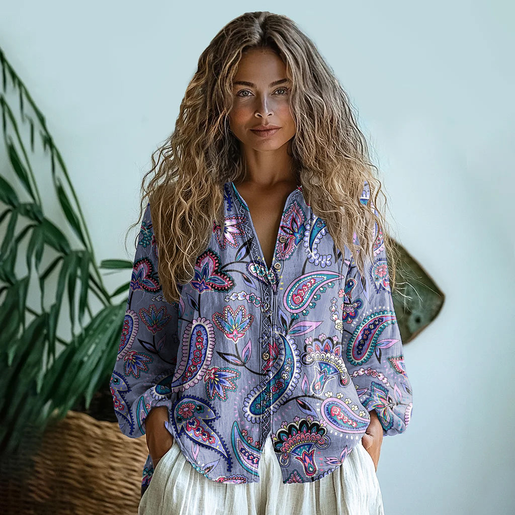 Relaxed Long-Sleeve Shirt