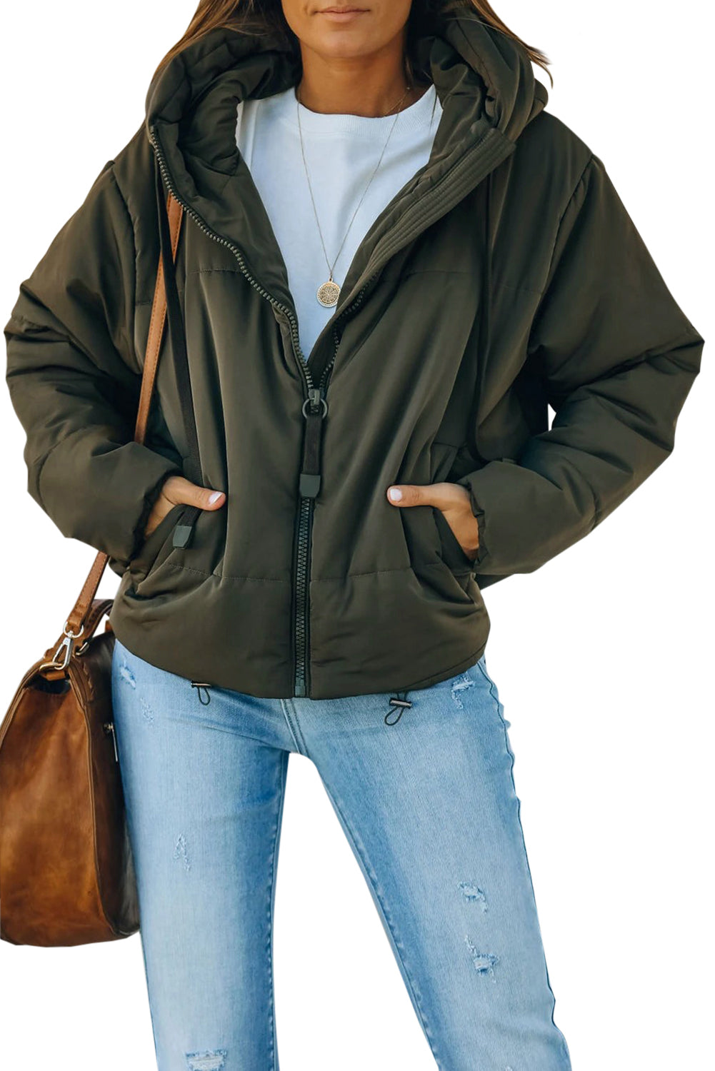Elegant Hooded Coat