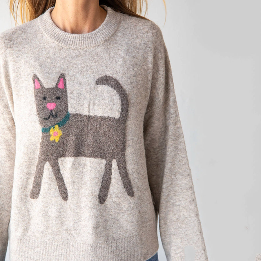 Textured Cable Sweater