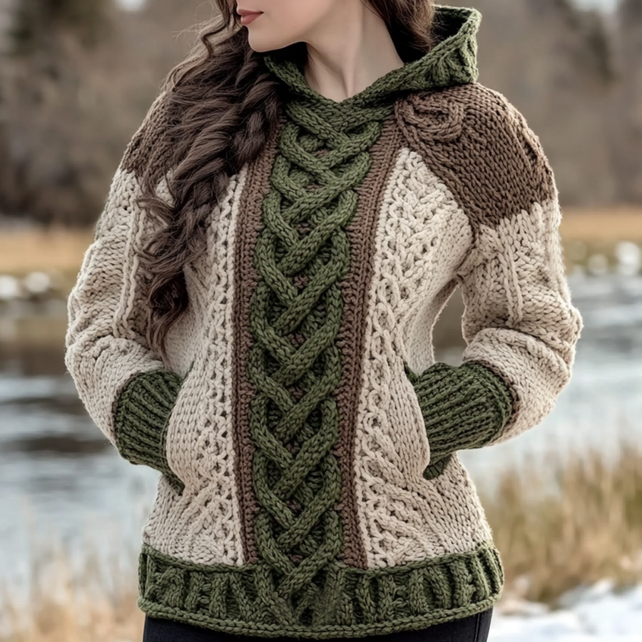 Textured Cable Sweater
