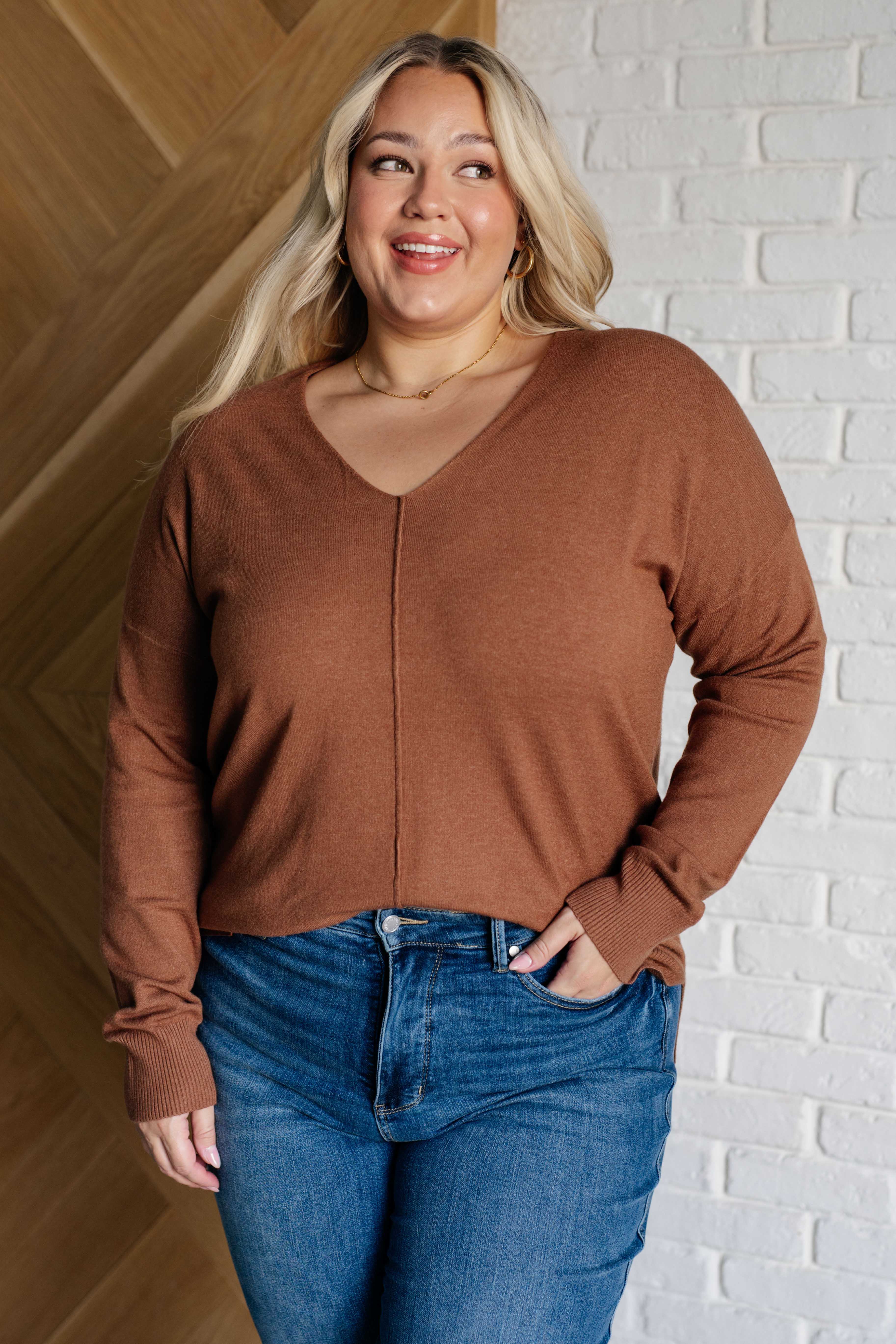 Warm V-Neck Sweater