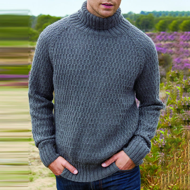 Textured V-Neck Sweater