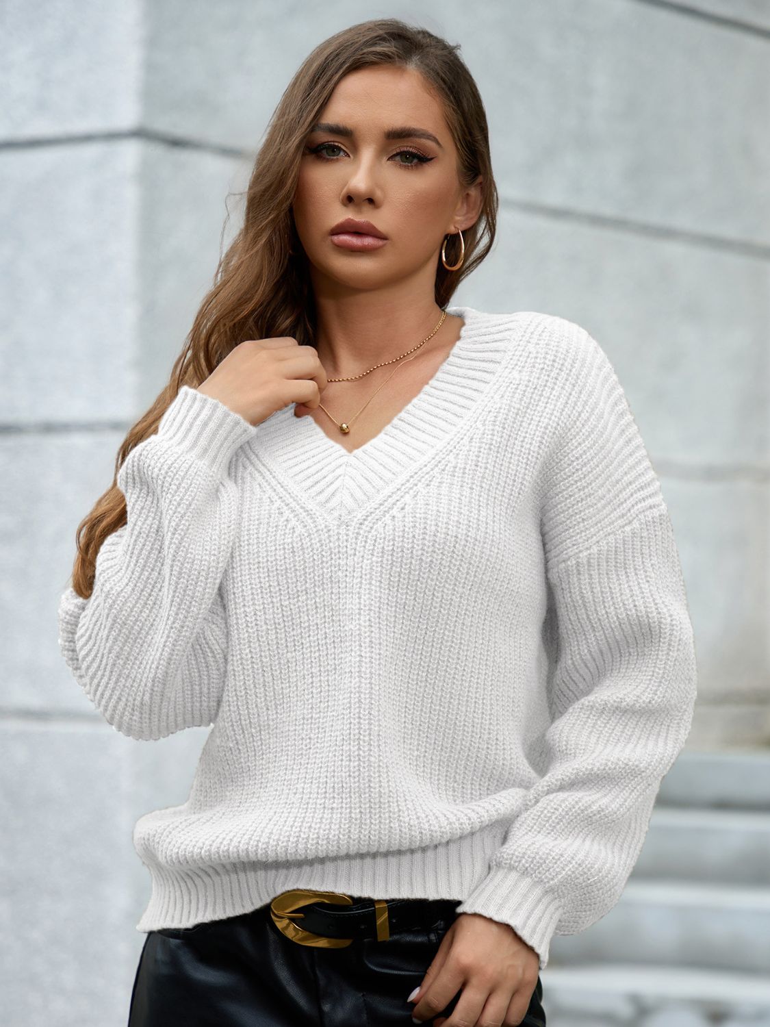 Warm Cable Sweater