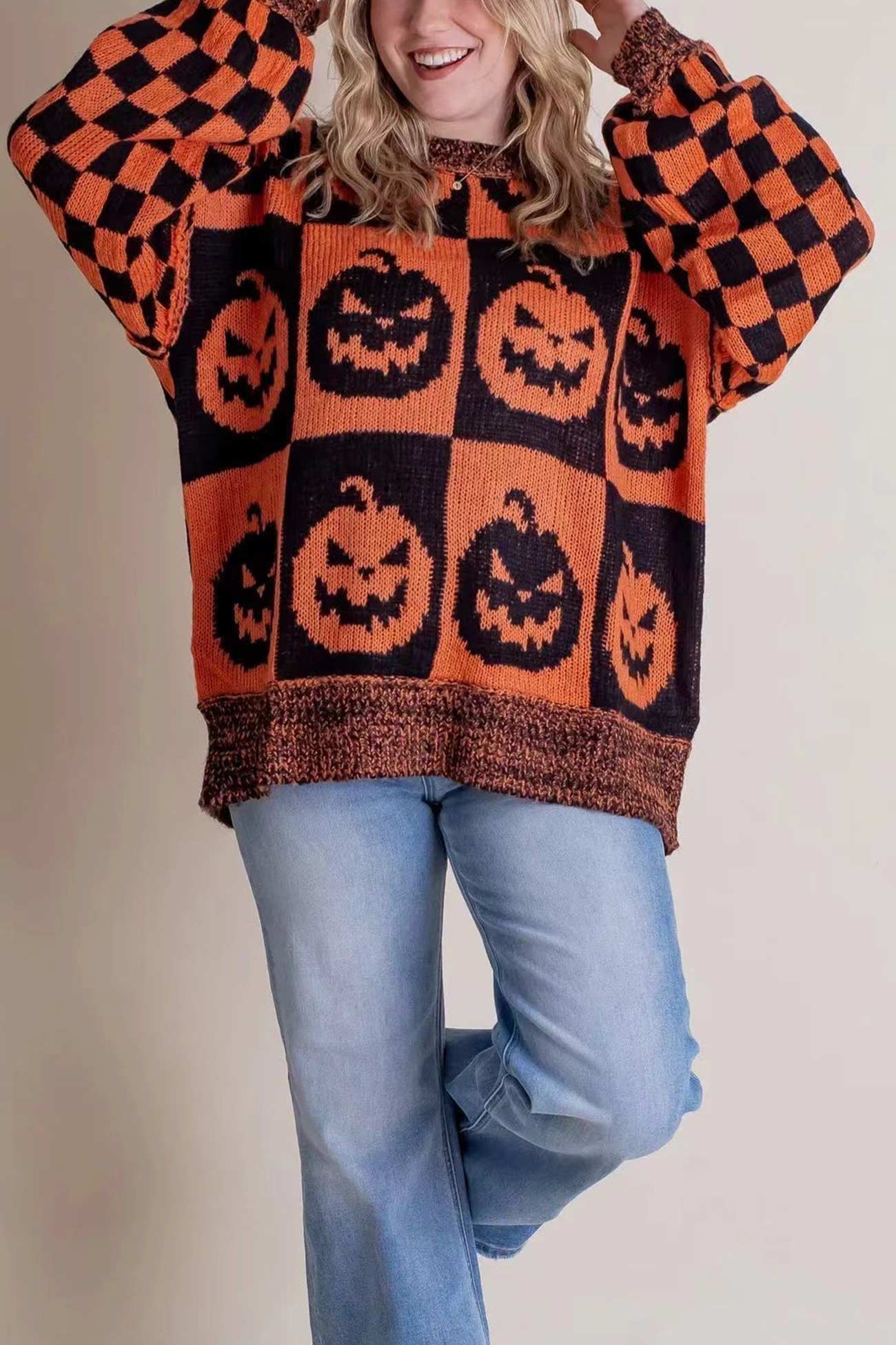 Textured Oversized Sweater