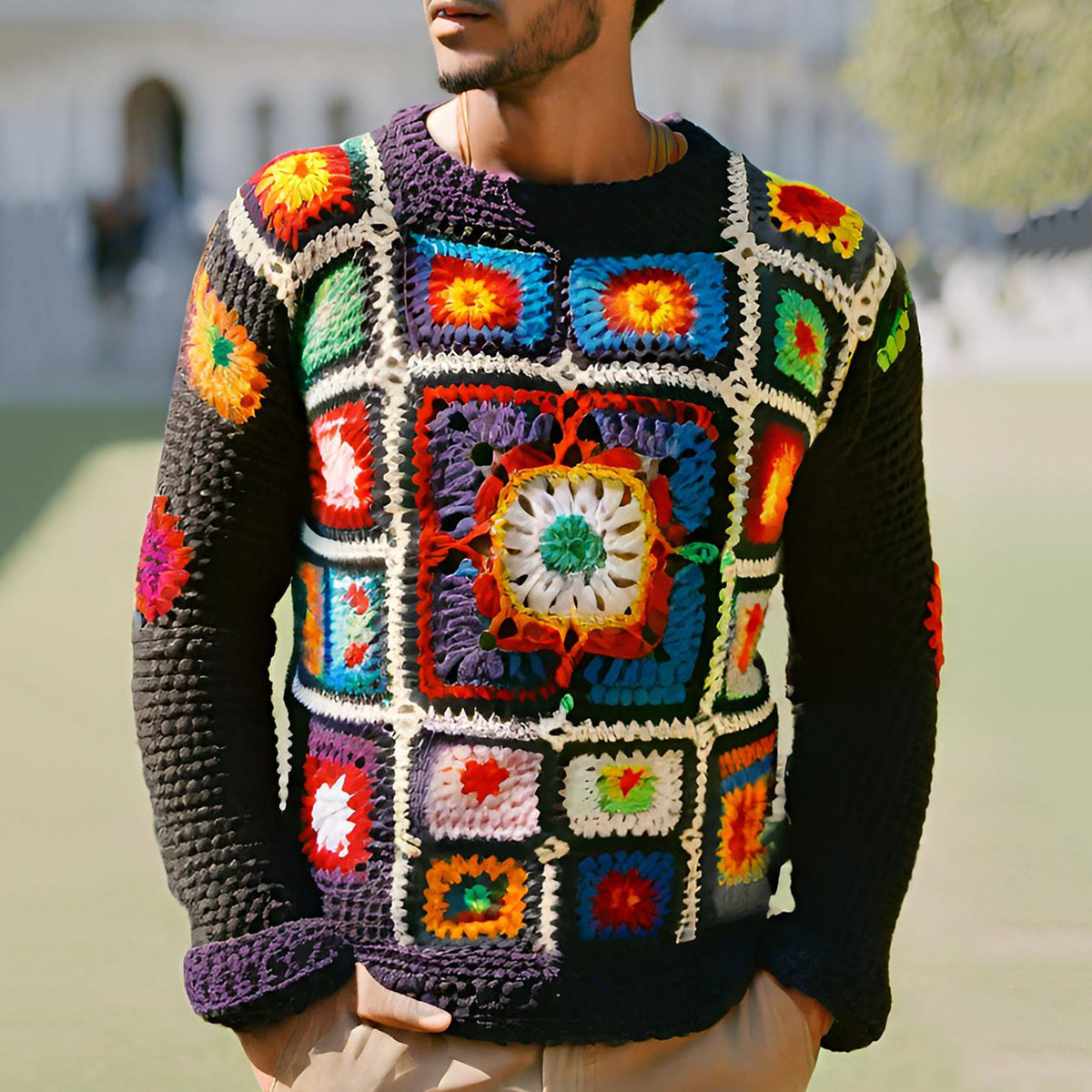 Casual Cropped Sweater