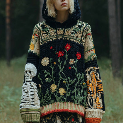 Textured Striped Sweater