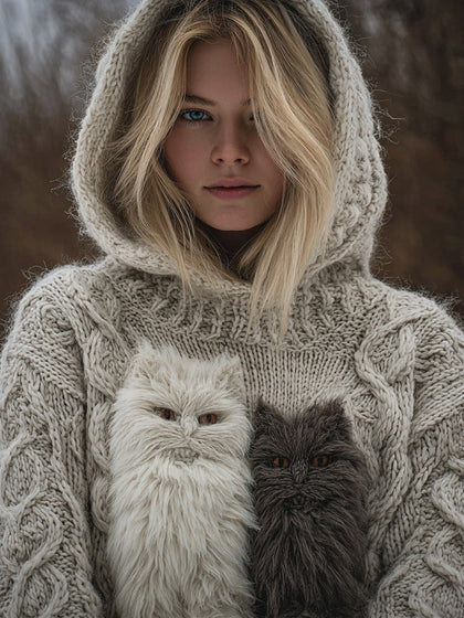 Cozy Buttoned Sweater