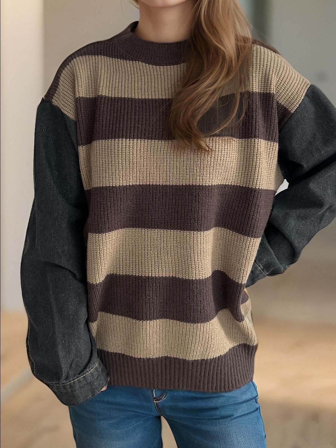 Relaxed Buttoned Sweater