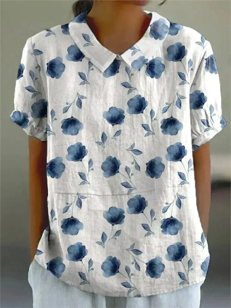 Pretty Buttoned Blouse