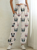 Easy High-Waist Pants