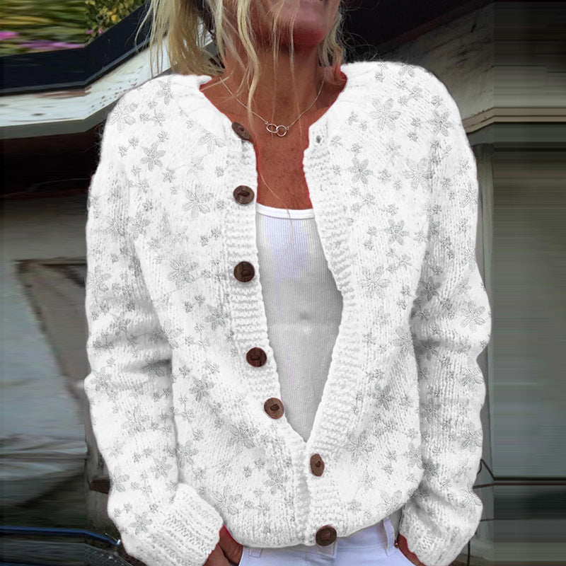Textured Cropped Sweater