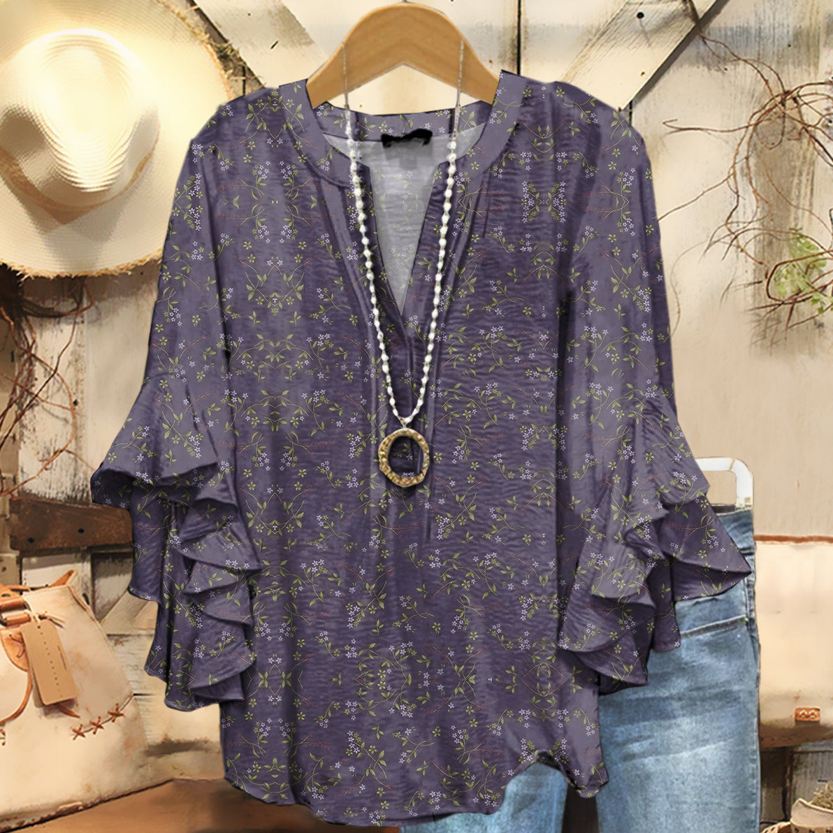 Relaxed Collared Shirt