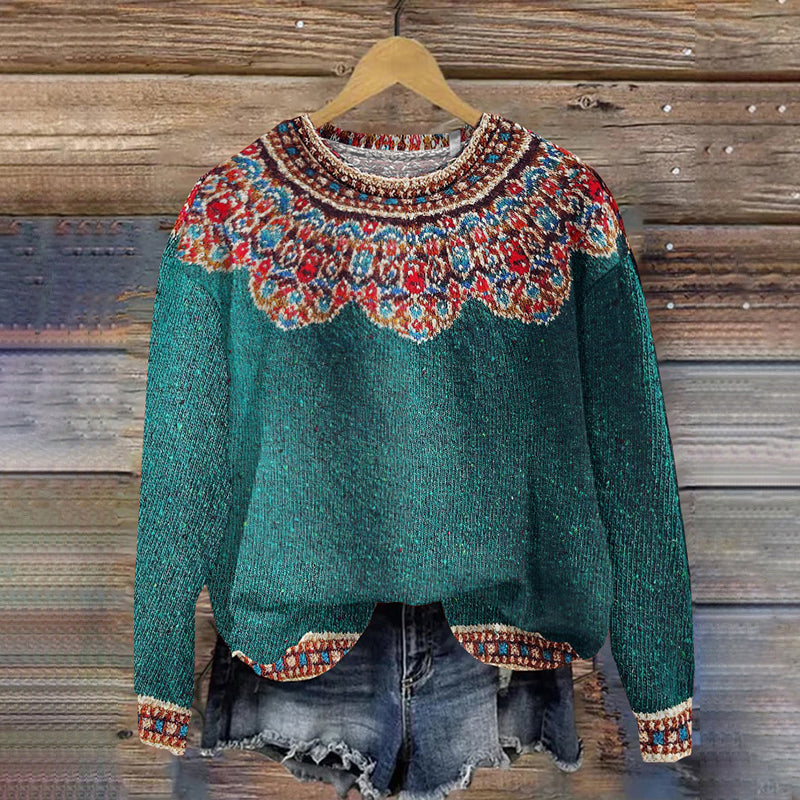 Warm Striped Sweater