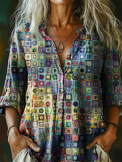 Relaxed Long-Sleeve Shirt