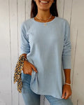 Textured Ribbed Sweater