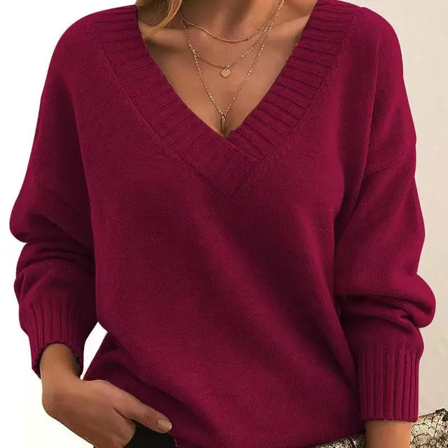 Warm V-Neck Sweater