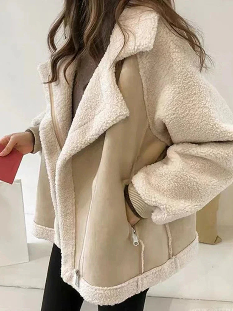 Layered Wool Coat