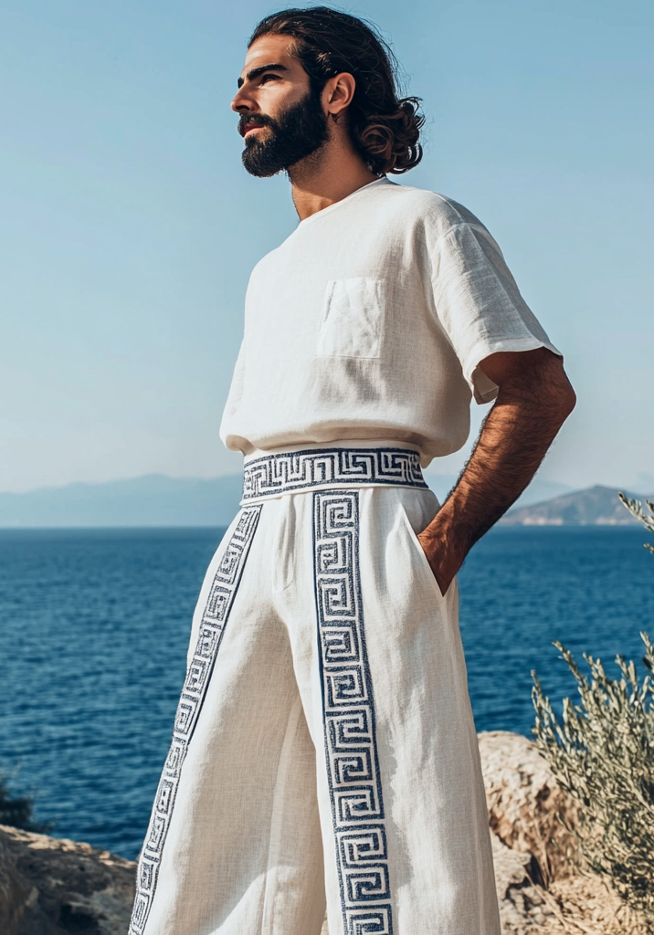Travel Pleated Pants