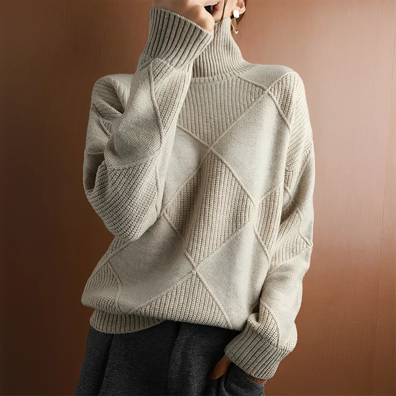 Warm Buttoned Sweater