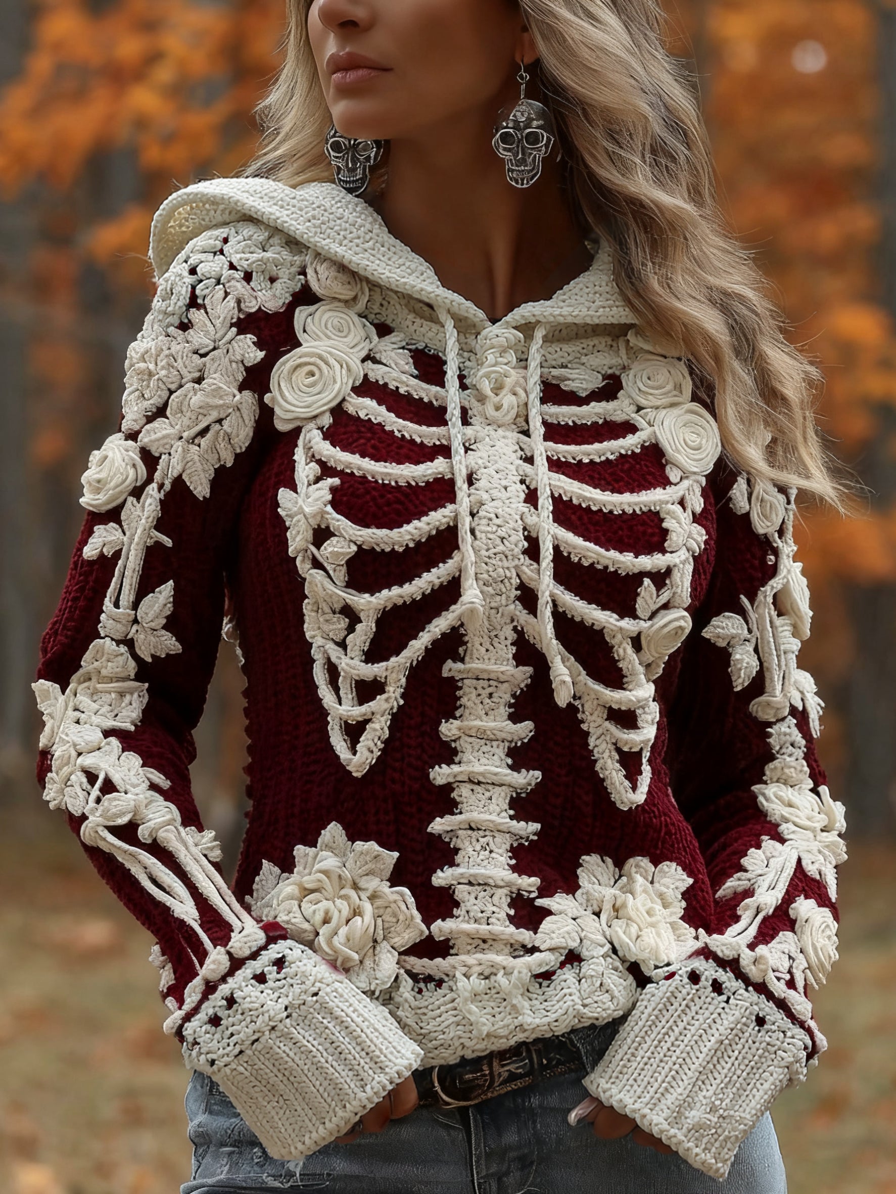 Textured Striped Sweater